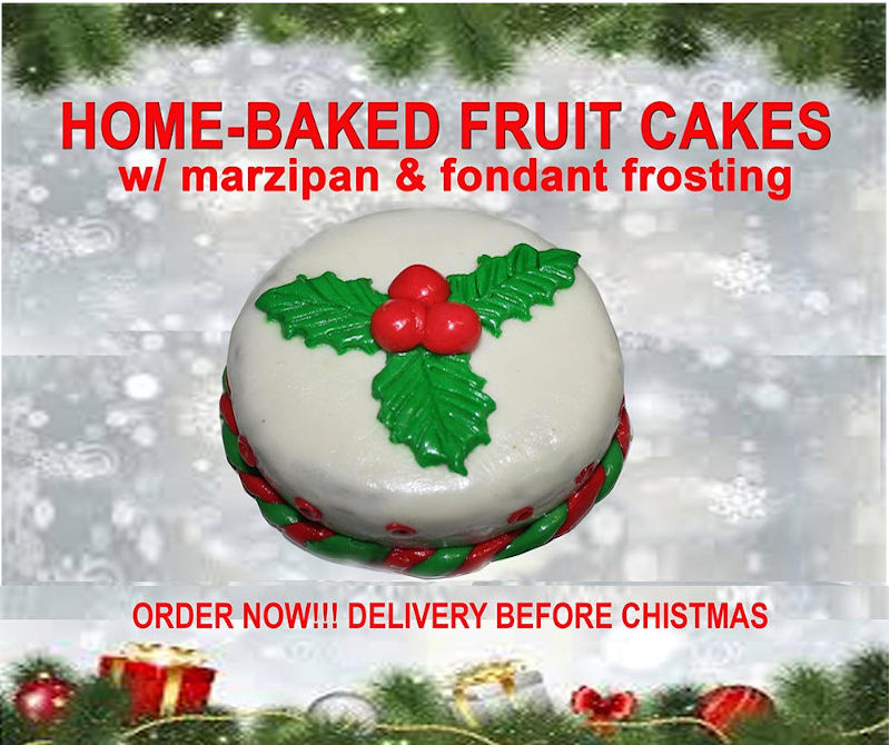 best fruit cake selection with Marzipan Philippines